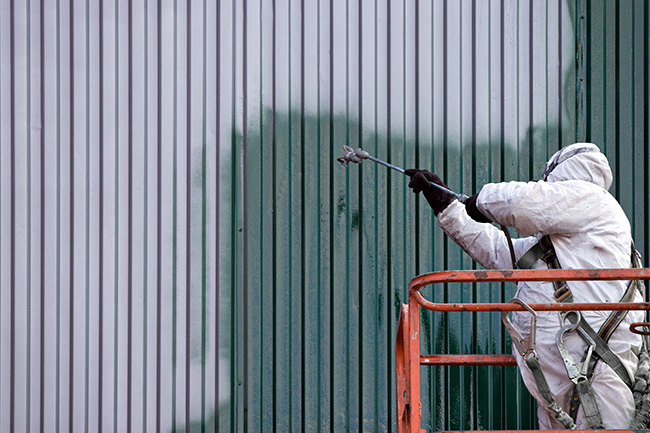 Commercial exterior painter Laval